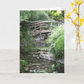 De Brug van de kreek Kaart (Gele Bloem)