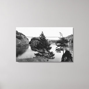 De Brug van de Misleiding, Uitzicht Fotograp 2 van Canvas Afdruk