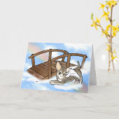 De Brug van de regenboog Chihuahua #5 Kaart (Gele Bloem)