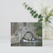 De Brug van de Steen van New England Briefkaart (Staand voorkant)