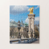 De brug van Grand Palais en Pont Alexandre III - P Legpuzzel (Verticaal)