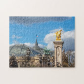 De brug van Grand Palais en Pont Alexandre III - P Legpuzzel (Horizontaal)