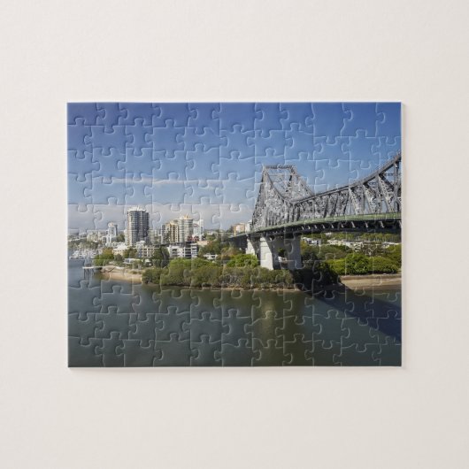 De Brug van het Verhaal, de rivier Brisbane en Kan Legpuzzel (Horizontaal)
