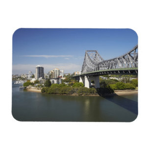 De Brug van het Verhaal, de rivier Brisbane en Kan Magneet