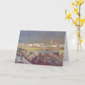 De brug van Joaquín Sorolla- Triana, Sevilla Kaart (Gele Bloem)