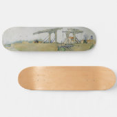 De brug van Langlois door Vincent Van Gogh Skateboard (Horizontaal)
