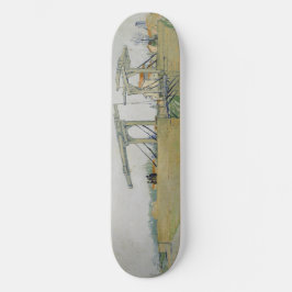 De brug van Langlois door Vincent Van Gogh Skateboard