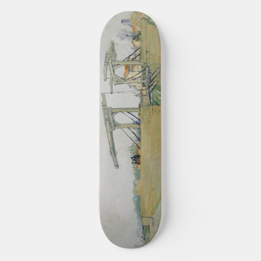 De brug van Langlois door Vincent Van Gogh Skateboard (Voorkant)