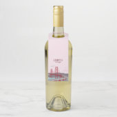 De brug van Lissabon in  stijl Flessenhanger (Op fles)