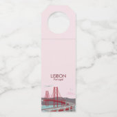 De brug van Lissabon in  stijl Flessenhanger (Voorkant)