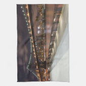 De Brug van Manhattan en Horizon NYC Theedoek (Verticaal)