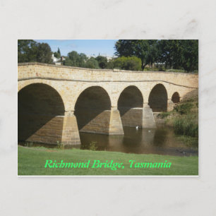 De Brug van Richmond, Tasmanige Briefkaart