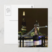 De brug van Shard en Tower Briefkaart (Voorkant / Achterkant)