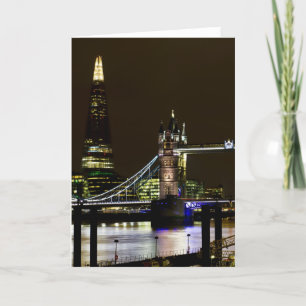 De brug van Shard en Tower Kaart