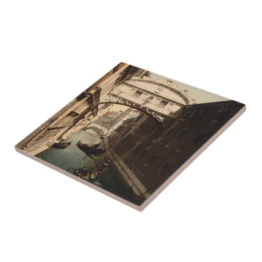 De brug van Sighs II, Venetië, Italië Tegeltje (Zijkant)