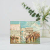 De brug van Sighs Venice Briefkaart (Staand voorkant)