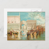 De brug van Sighs Venice Briefkaart (Voorkant / Achterkant)