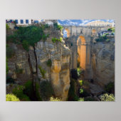 De brug van Towering - Ronda - Real Spanje Poster (Voorkant)