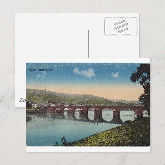 De Brug van Trier Romerbrucke Briefkaart (Voorkant / Achterkant)