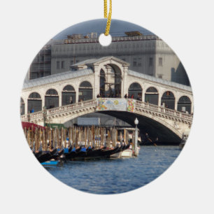 De Brug Venetië Italië van Rialto Keramisch Ornament