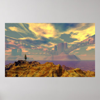 De bruggen bij Kronradar Poster