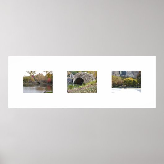 De bruggen in kleur poster (Voorkant)