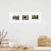 De bruggen in kleur poster (Keuken)