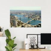De bruggen van New York Poster (Thuiskantoor)