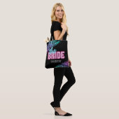 De Bruid Blauw & Roze Tropische Bach Tote Bag (Op model)