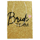 De Bruid, Bruidsmeisje Feest cadeau, vrijgezellenf Medium Cadeauzakje (Voorkant)