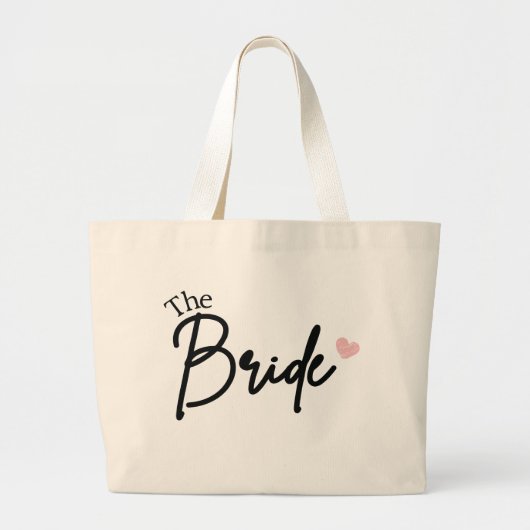 De bruid, bruidsmeisje feestgeschenk, vrijgezelle  grote tote bag (Voorkant)