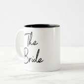 De bruid bruiloft koffie Mok (Voorkant links)