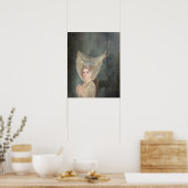 De bruid, donkere romance, gothic poster (Keuken)