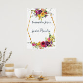 De bruid- en bruinkoolzegen poster (Keuken)