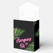 De bruid groen & roze tropische strand bedankdoosjes (Geopend)