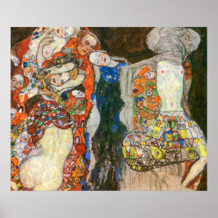 De Bruid Gustav Klimt Poster