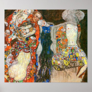 De bruid Gustav Klimt Poster