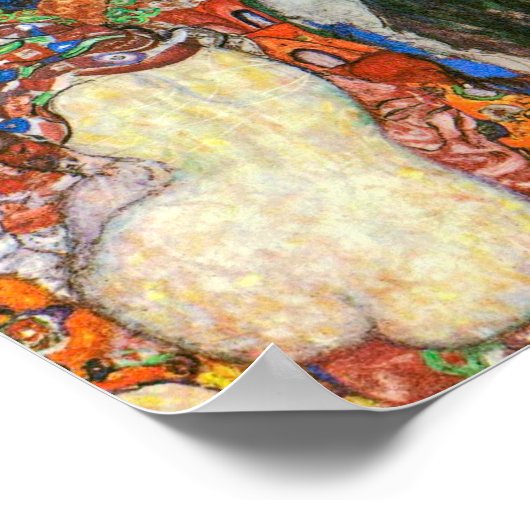 De bruid | Gustav Klimt | Poster (Hoek)