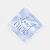 De Bruid Is In De Wolken Bruidsfeest Servet (Hoek)