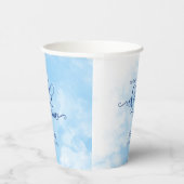 De bruid is op Cloud 9 Papieren Bekers (Rechts)