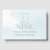 De bruid is op Cloud Nine Vrijgezellenfeest Gastenboek (Voorkant)