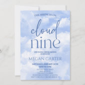 De bruid is op Cloud Nine Vrijgezellenfeest Kaart (Voorkant)