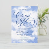 De bruid is op Cloud Nine Vrijgezellenfeest Kaart (Staand voorkant)