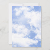 De bruid is op Cloud Nine Vrijgezellenfeest Kaart (Achterkant)