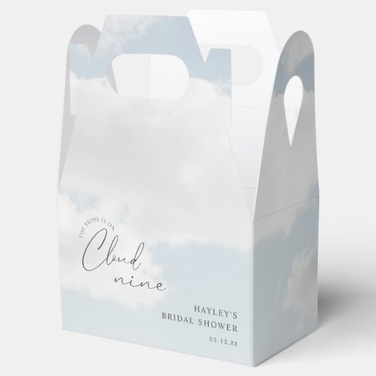 De Bruid Is Op Wolk 9 Bruiloft Feest Bedankdoosjes (Geopend)
