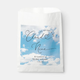 De bruid is op wolk 9 Vrijgezellenfeest Bedankzakje