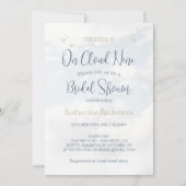 De bruid is op wolk negen elegant Vrijgezellenfees Kaart (Voorkant)