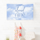 De Bruid Is Op Wolk Zeven Blauwe Bachelorette Fees Spandoek (Insitu)