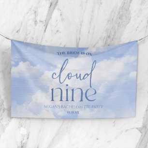 De Bruid Is Op Wolk Zeven Blauwe Bachelorette Fees Spandoek