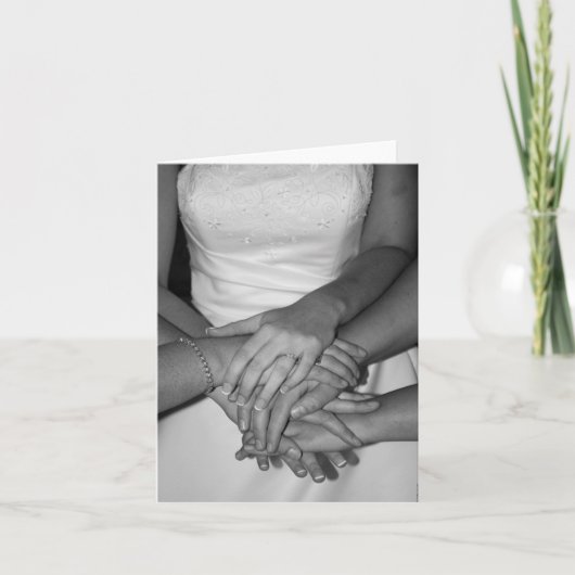 De bruid kaart (Voorkant)